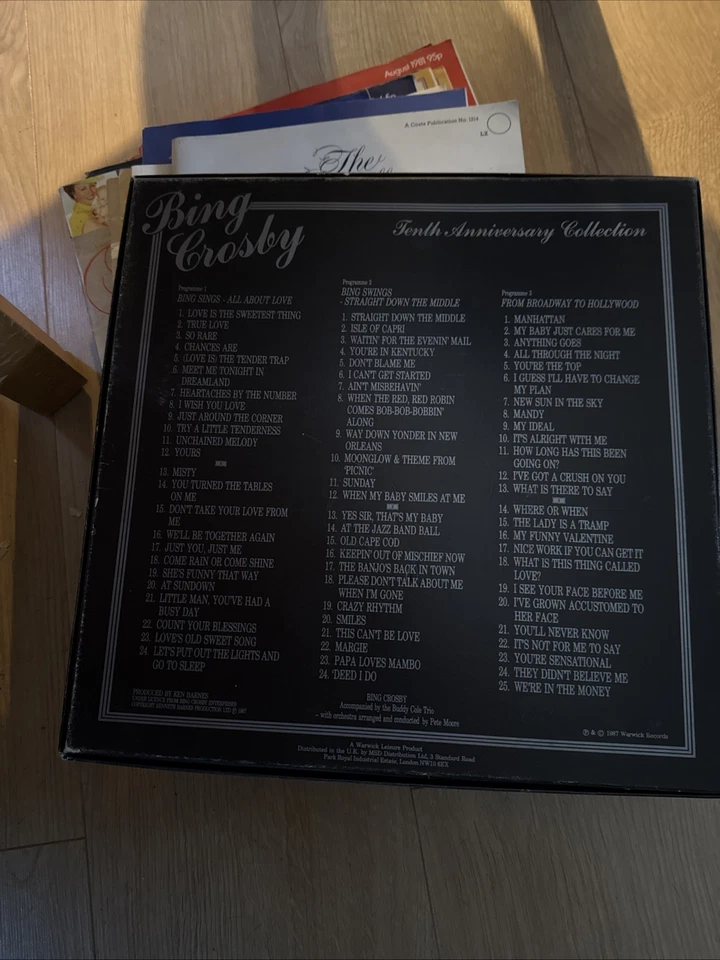 Bing Crosby Tenth Anniversary Collection (X3 Cassette Tapes) - Image 4 of 4