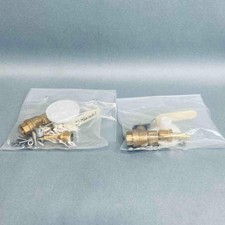 VWR Q104 Brass Ball Valve Kit 600 PSI Water Oil Gas with Barb Fitting