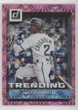 2022 Panini Donruss Trending Pink Fireworks Jazz Chisholm #T-3 0c2