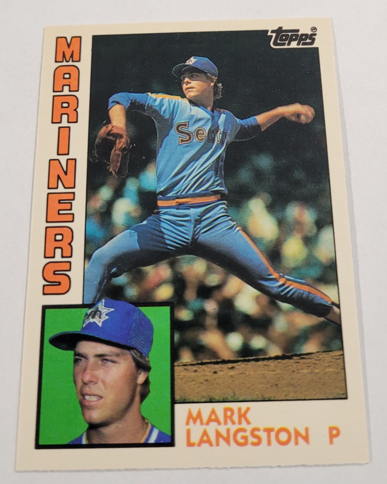 1984 Topps Traded #70T Mark Langston XRC Seattle Mariners