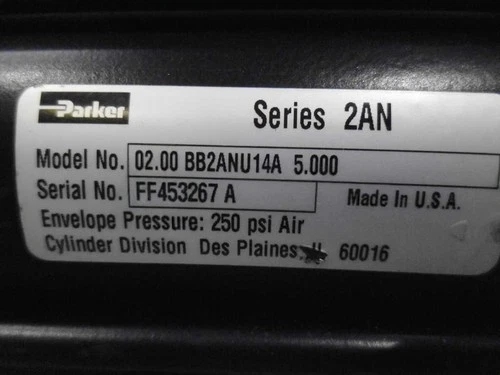 PARKER 02.00 BB2ANU14A 5.000 CYLINDER NSNP