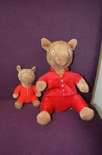 Kohls Cares Llama Llama Red Pajama 10"  & 7" Sitting Plush Stuffed Animal B9