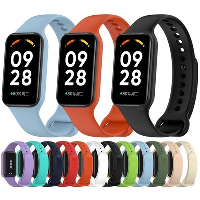 Silikon-Band-Zubehör für Xiaomi Smart Band 8 Active / Redmi Band 2