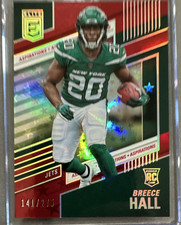 2022 Panini Donruss Elite Rookie Aspirations Stars Breece Hall #108/275 Jets NFL