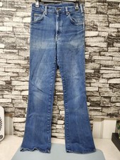 VTG 60s 70s Lee Riders Jeans Union Made Denim Dark Wash Men  s 30x32