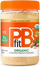 (Free Duty Tax) PBfit 15 Ounce Organic Peanut Butter Powder, Powdered Peanut