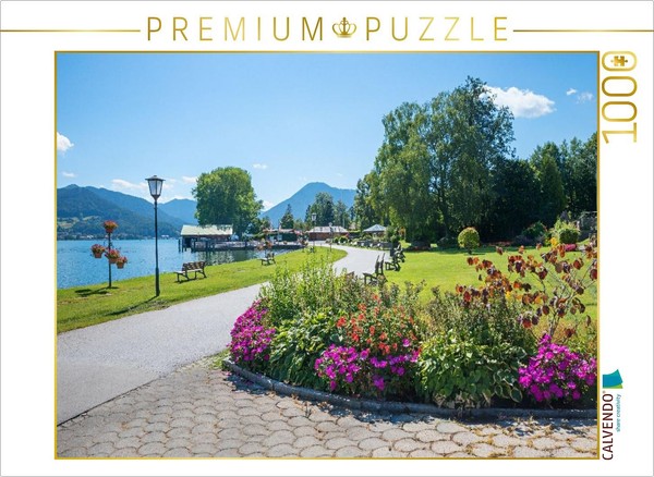 Puzzle Calvendo Parc Thermal De Bad Wiessee, Au Bord Du Lac Tegernsee | 1000 Piè-image