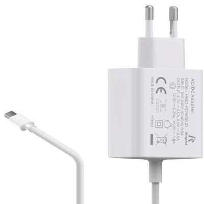 Netzteil fuer Raspberry Pi 5 USB C 5,1V 5A 27W PD Power Supply Ladegeraet Weiss