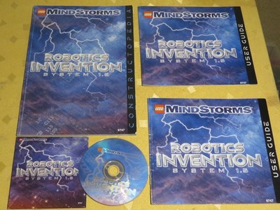 Lego  3 Bau- Bedienanleitungen 9747 Mindstorms Robotics Invention + seltene CD