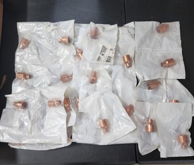 Mueller Copper Fittings- Cleaned and Bagged For Oxygen Service-3/4 X 3/8 Coup