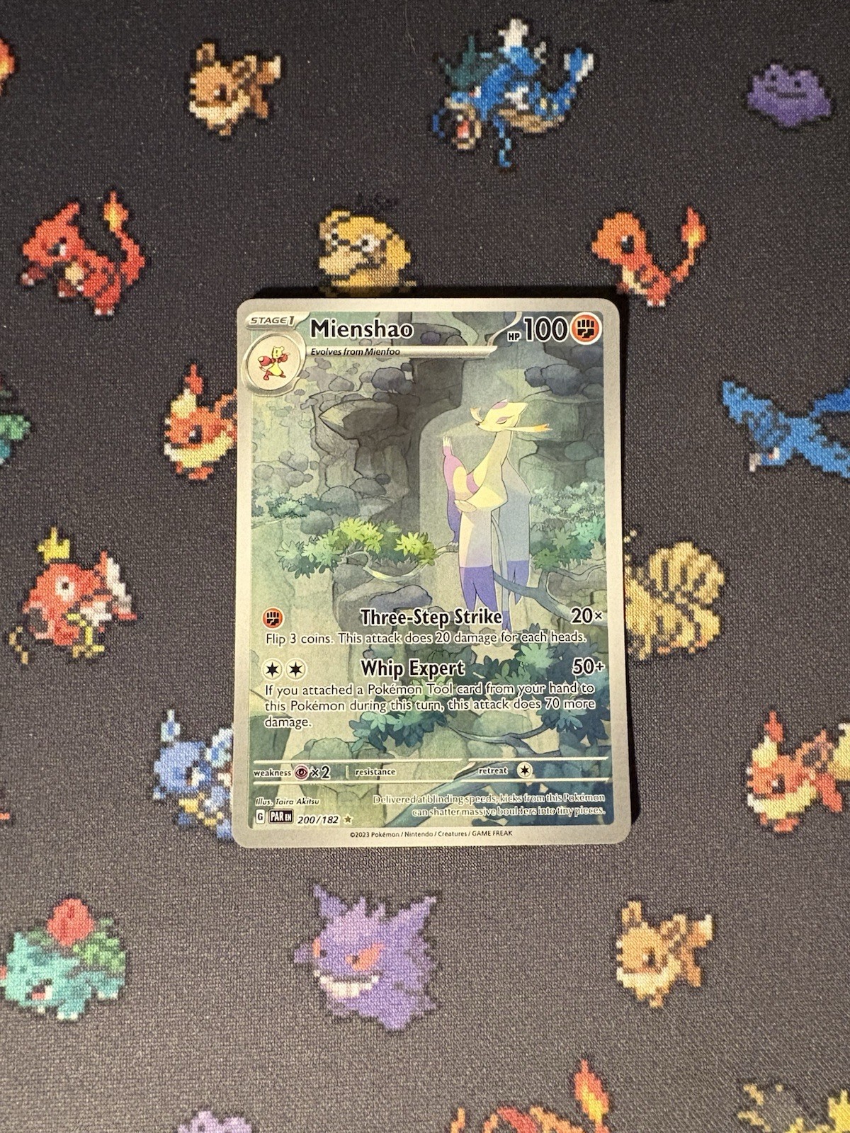 Pokémon Cards Mienshao 200/182 Illustration Rare Paradox Rift - (NM)