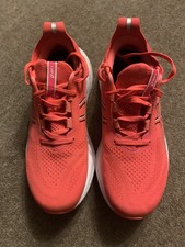 ASICS Gel-Nimbus 26 running shoes in a vibrant Sunrise Red Uk Size 7