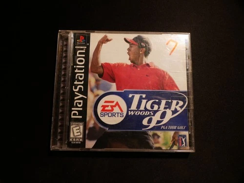 Tiger Woods 99 PGA Tour Golf (Sony PlayStation 1, 1998) Complete in box