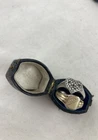 Two Silver rings 9ct gold bonded signet Heart shape A/F 5.55g UK size M & L