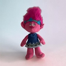 Northwest Trolls Poppy Plush Doll Pink Blue Washable Small 6-14 in 2017