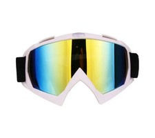 High quality tinted velocity ski goggles white