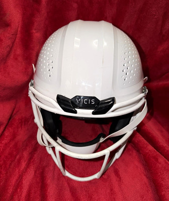 VICIS ZERO2 Adult XL White Football Helmet w/ Facemask NOCSAE Quick Release