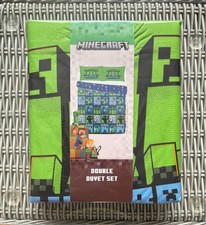 Image of Minecraft Double Duvet Set - Brand New