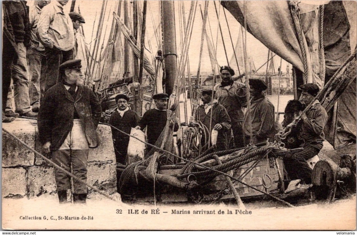 S22043 cpa 17 Ile de Ré - Saint Martin - départ de Forçats pour la