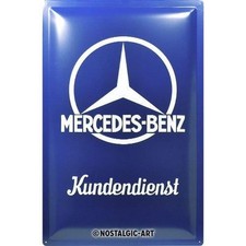 Nostalgic-Art - XL Blech-, Metall-, Wandschild Bild 40x60cm - Mercedes-Benz #1