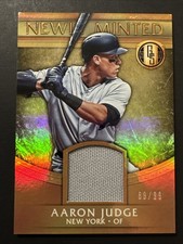 🔥AARON JUDGE RC 2017 Panini Gold Standard Newly Minted Game Worn✨69/99 RARE MT