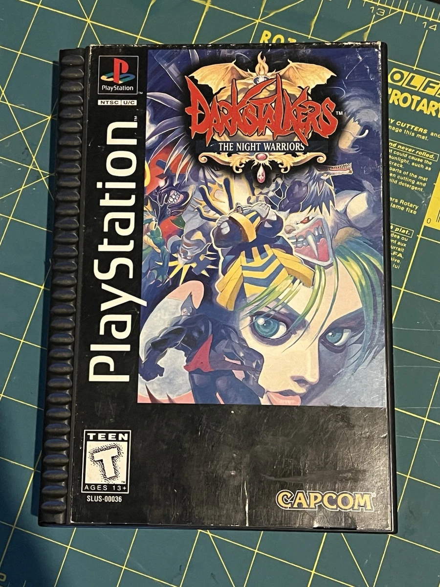 Jeu PS1 Vampire The Night Warriors - Version NTSC-JAP Complète, En Bon état
