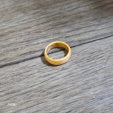 Handmade Cherry Wood Bentwood Ring - Natural Wood Wedding Band - Size 8.5 -