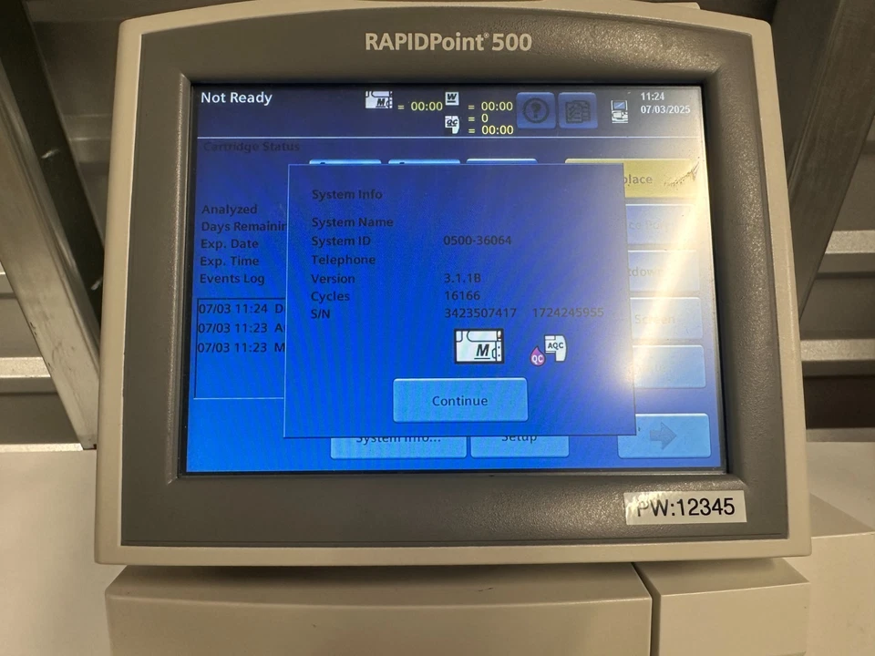西门子 RAPIDPOINT 500 血液气体监测器 — 第 3/4 张图片