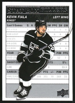 2023-24 Upper Deck Stat Box Fillers #SB2 Kevin Fiala - HKY