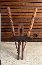 Vintage Wooden Crochet Hooks  Stand   Decorative Craft Display