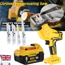 Cordless Reciprocating Saw Variable Speed 18V for DeWalt Battery Wood Metal Tool