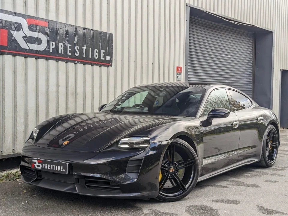 2021 71 PORSCHE TAYCAN TURBO S PERFORMANCE PLUS BLAC 761 BHP 93.4kWh CARBON PACK - Image 3 of 4
