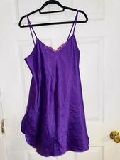 California Miss Silky Purple Slip Camisole - Medium