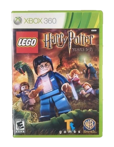 LEGO: HARRY POTTER YEARS 5-7 (XBOX 360) DISC + CVR ART + MANUAL - NO CASE - VG