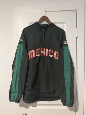 Majestic MEXICO スタジャン グリーン Majestic Mexico WBC Cool Base 1/4 Zip Windbreaker Large | eBay