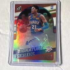 Panini 2021-22 Donruss Aaron Wiggins Signature Series RC Auto #SS-AWG
