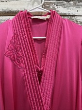 VTG Collectibles By JCPenney Pink set Night Gown / Dress Robe Romantic Small