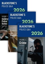 Blackstone's Police Q&A's 2026 Three Volume Set - 9780198973881