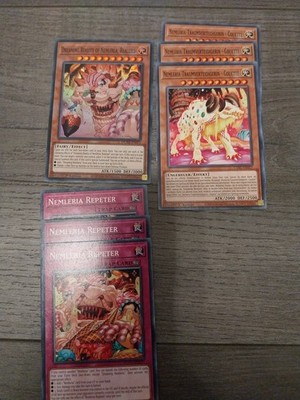 Yugioh 7 Nemleria Karten mit Dreaming Reality of Nemleria Realized DUNE-EN015