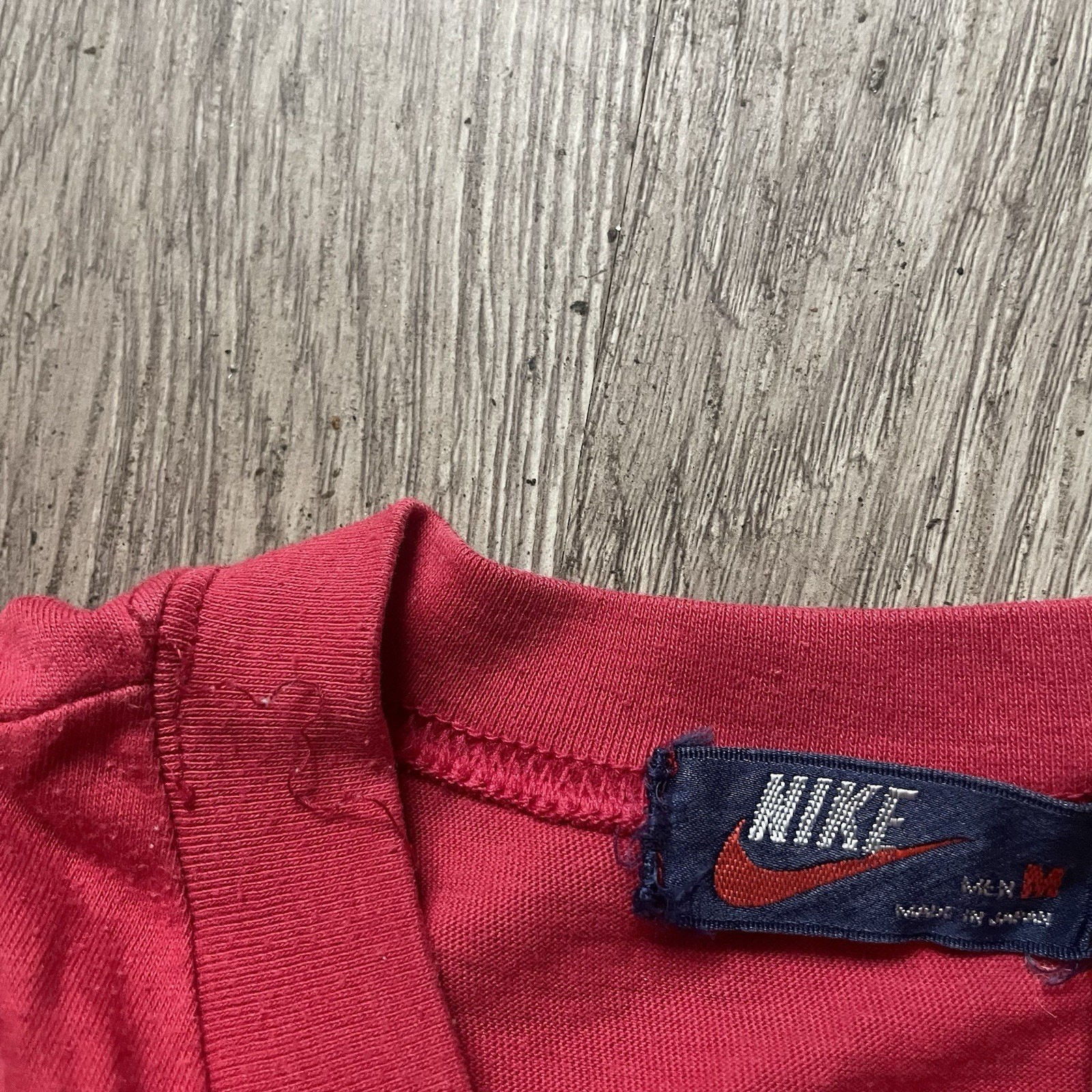 Vintage 70s Nike Santa Monica Track Club Sz M Japan Oregon Blue Ribbon Tee Rare image 3