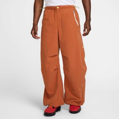 Nike Project FROG Parachute Pants Dark Russet/ Lemon Large Men HJ3288-246 NWT