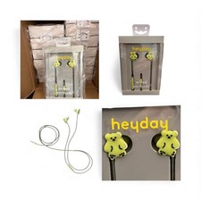 NIB Heyday LOT x14 Wired Gummy Bear Earbuds 3.5mm Connection Built in Microphone