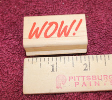 Cstampcraft Rubber Stamp - Bold WOW