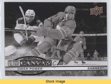 2025-26 Upper Deck Series 1 UD Canvas Black & White Owen Power #C-67 READ