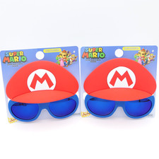 Sun-Staches Super Mario Bros. Kids Sunglasses Shades 2 Pack 100 UV Protection