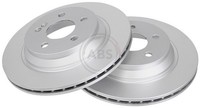 2X A.B.S. Bremsscheibe Beschichtet 17844 FüR W221 R230 SL Mercedes Klasse V221