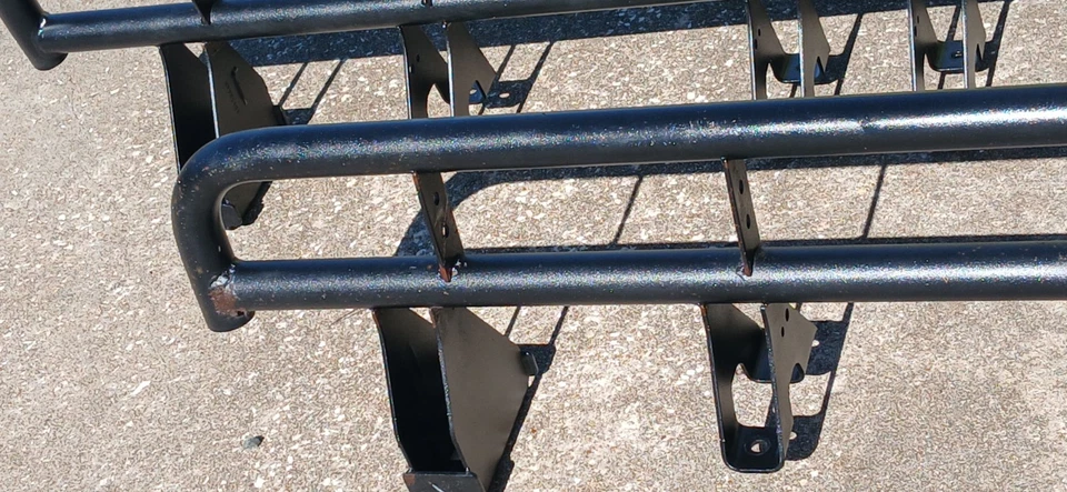 HUMMER H2 2003-2009 ESTRIBO LADO IZQUIERDO Y DERECHO ESTRIBO BARRA DE ESCALONES OEM CONJUNTO NEGRO Foto 4 de 4