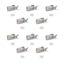 High Quality AWG-23 Cat7 cat6.A Crystals RJ45 Network Connector 8P8C 10 Pcs Lot