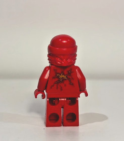 LEGO Ninjago NRG Kai Minifigure Fire Ninja Gold Rare Lightning Figure