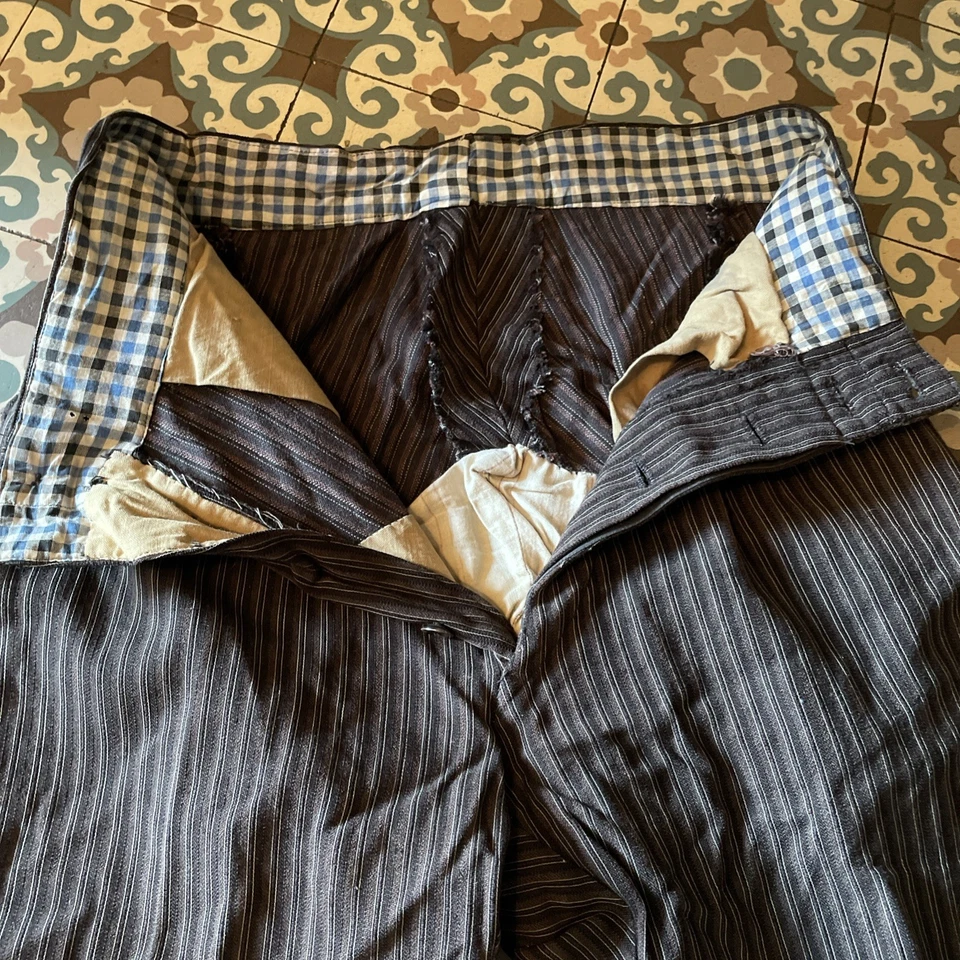 Ancien Pantalon De Sortie Paysans  - Photo 2/4